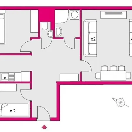 Apartamento Apartament Kama Nad Morzem Kołobrzeg